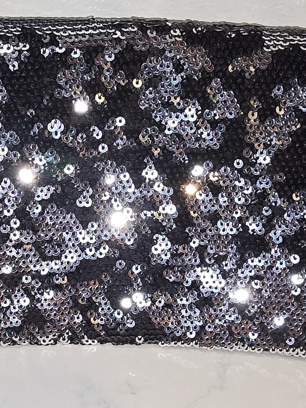 Mossimo Supply Co. Black Sequin Chain Crossbody - Picture 2 of 6